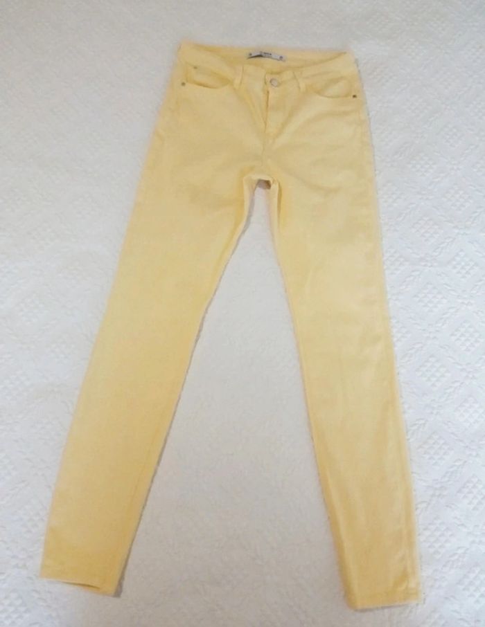 Pantalon Lefties 36 jaune tbe #lora11femme36 - photo numéro 5