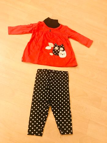 Ensemble fille taille 6 mois