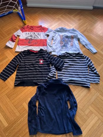 Lot 5 t-shirt manches longues Kiabi 3ans
