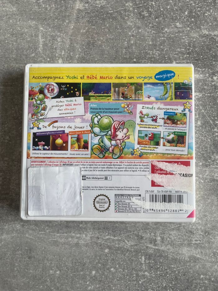 Jeu pour Nintendo 3DS, New yoshi's island en français. - photo numéro 3