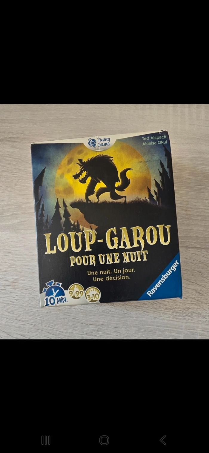 Jeu Loup-Garou pour une nuit