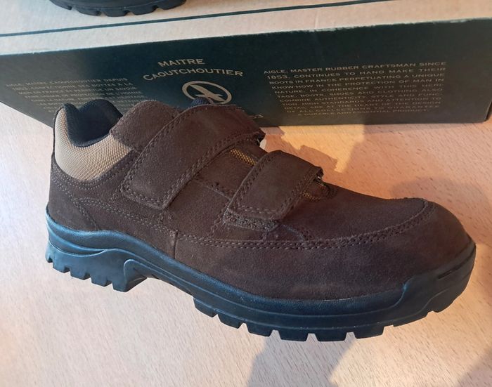 Aigle chaussures homme à scratch marché rando P.46 neuves - photo numéro 2