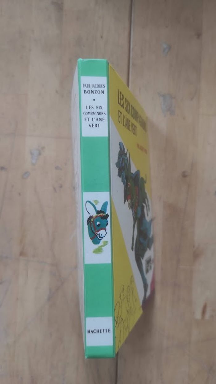 Les Six Compagnons et l'âne vert PJ Bonzon Bibliothèque verte cartonnée 1976 - photo numéro 2