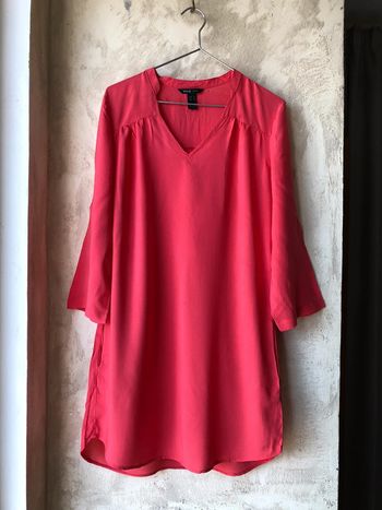 Robe rose corail Mango casual S