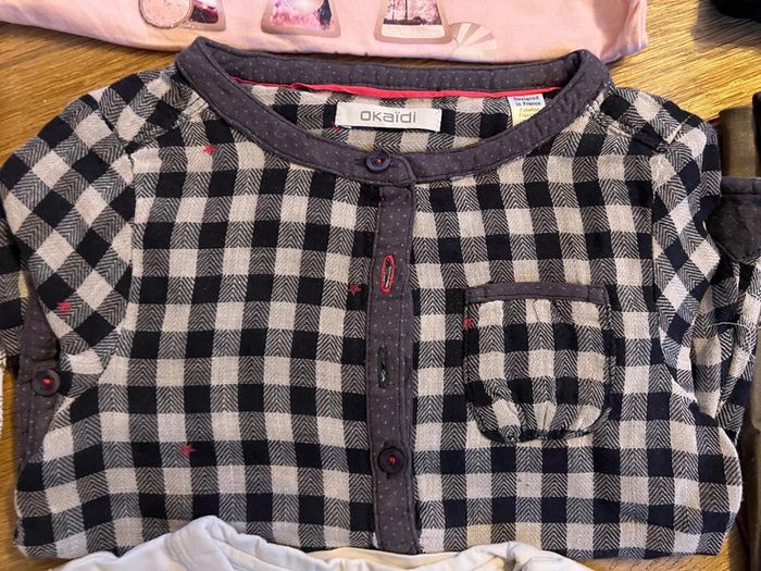 Vend lot de 18 vêtements fille okaidi 3 ans très bon état - photo numéro 3