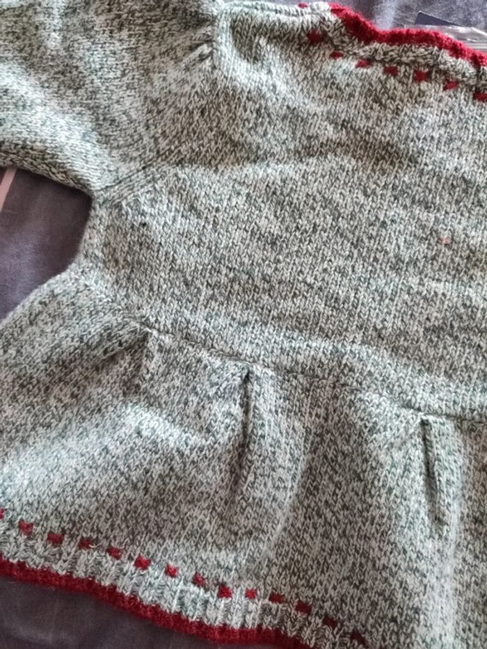 Gilet jupette bébé fille 9 mois Sergent Major, neuf - photo numéro 8