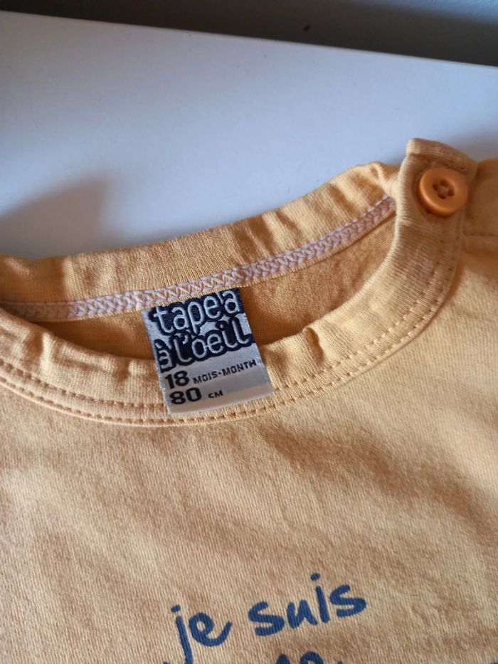 T-shirt manches longues garçon 18 mois - photo numéro 3
