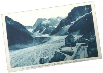 Carte postale ancienne  Chamonix (Haute-Savoie)   Mer de Glace vue de Montenvers