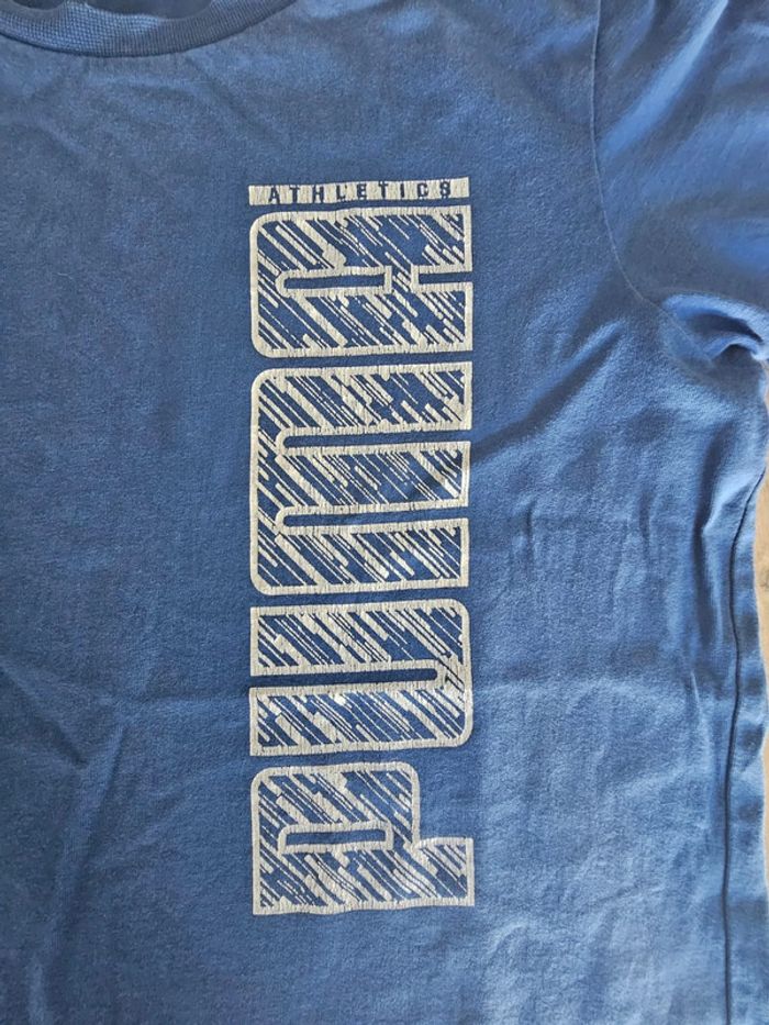 TEE shirt puma  12 ans garçon bleu - photo numéro 10