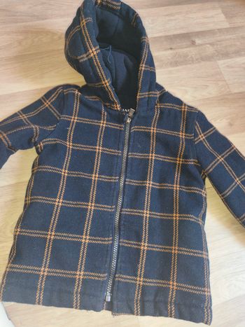 Manteau à capuche Kiabi 24 mois -  