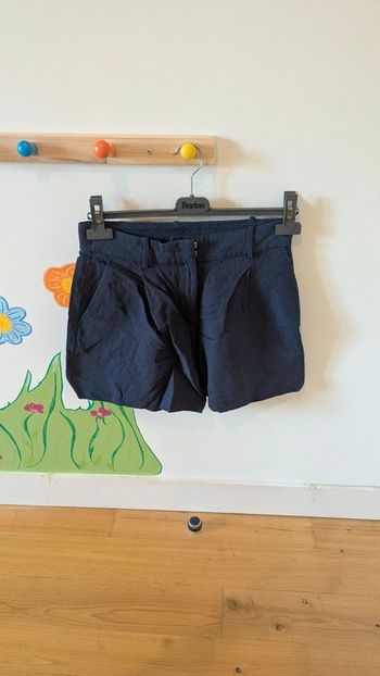 🔹short en lin mélangé h&m - 38