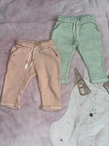 Lot de 2 pantalons bébé fille