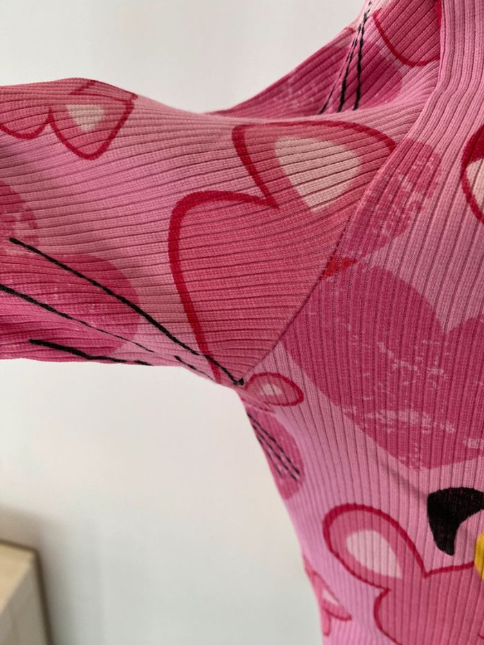 Tee shirt Desigual la panthère rose manches longues taille 13/14 ans - photo numéro 9