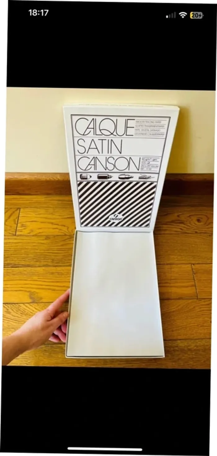 CANSON - grosse Ramette 100 feuilles de papier calque satin A4 - 110/115g/m2 neuf - photo numéro 4