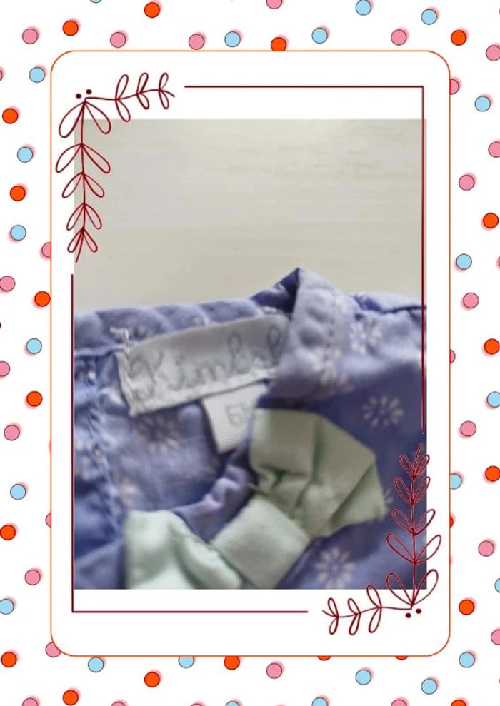 Top mauve 6 mois - photo numéro 3