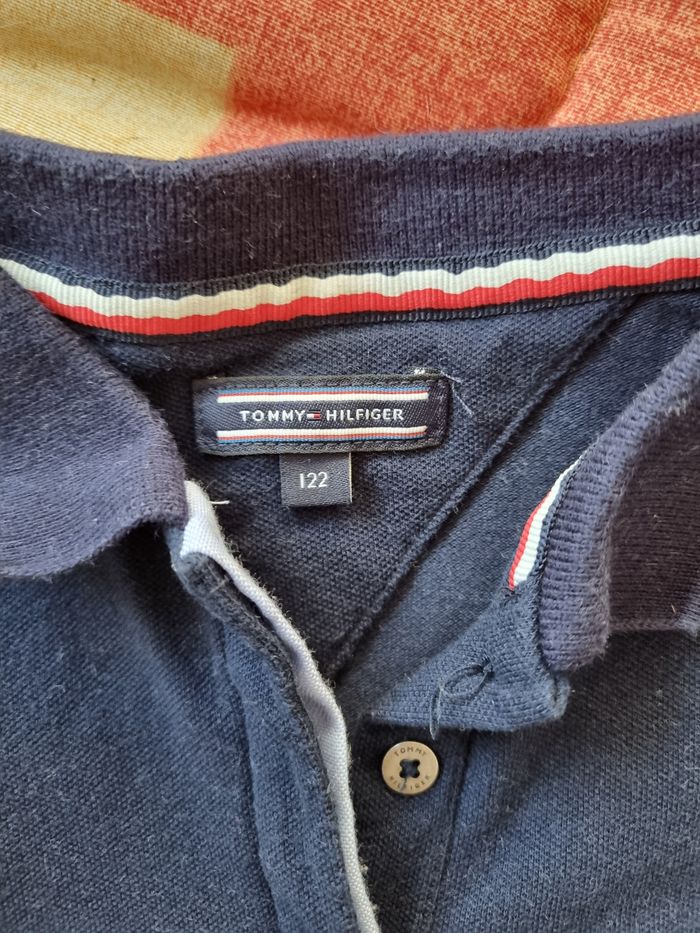 Polo manches courtes tommy hilfiger 7 ans - photo numéro 2