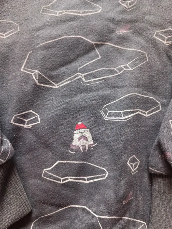 Sweat-shirt Noël garçon 6 ans - photo numéro 2