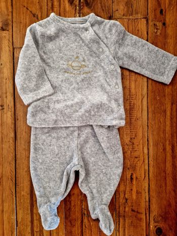 Pyjama velours naissance NEUF