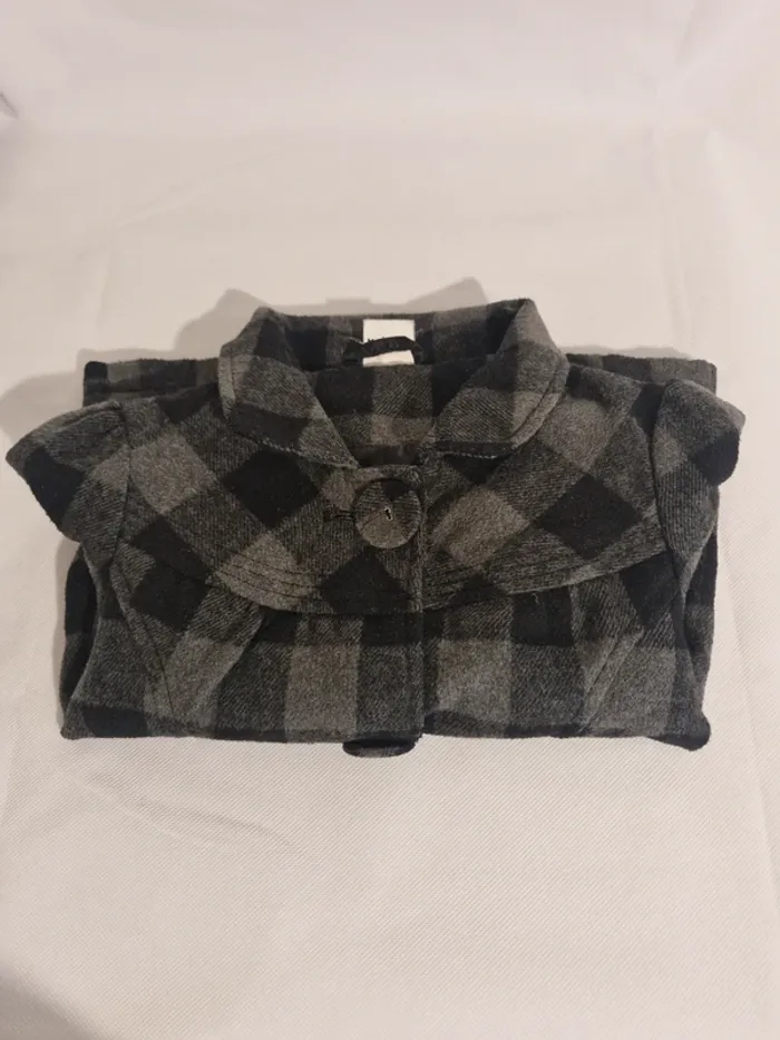 Manteau à carreaux 5 ans Sans marque - photo numéro 4