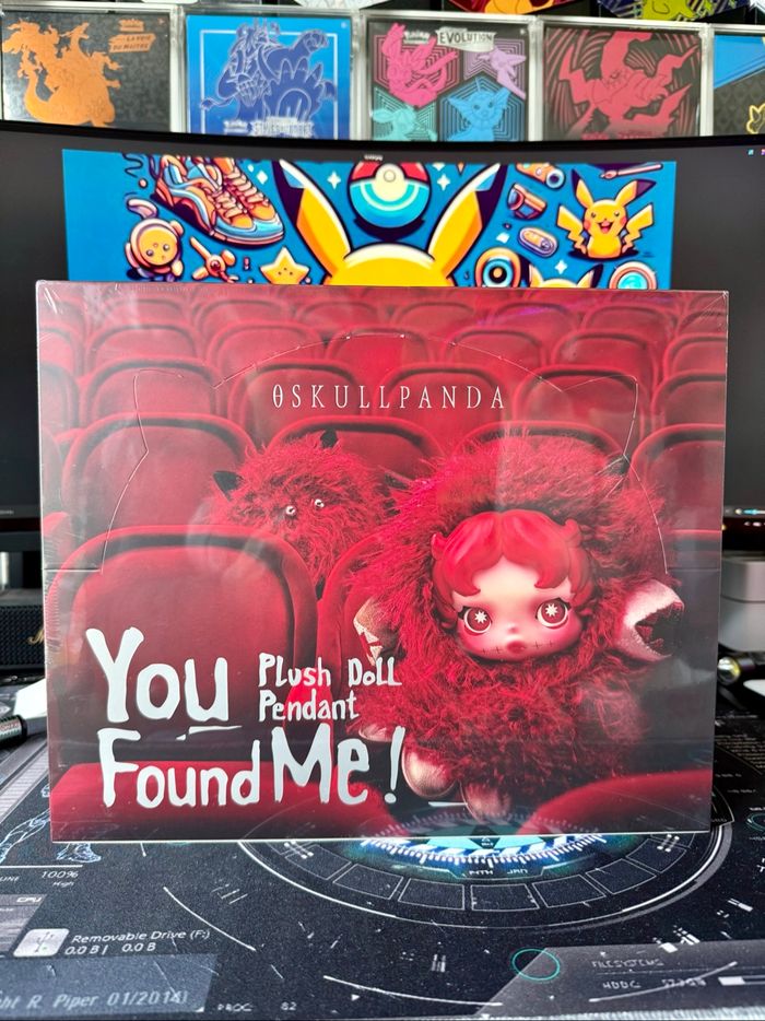 Skullpanda You Found Me! Series Plush Doll Pendant