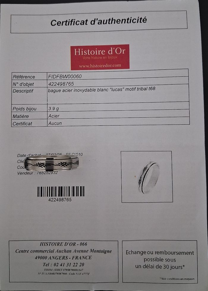 Bague homme - photo numéro 4