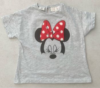 T shirt minnie Zara 3/4 ans
