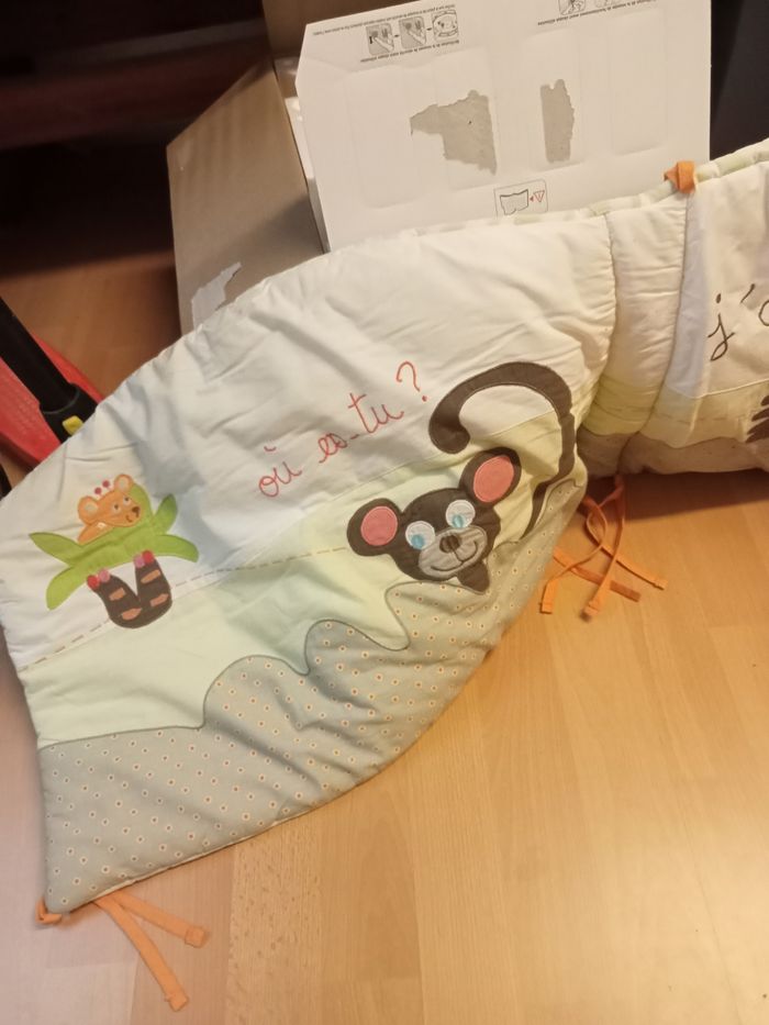 Tour de lit thème "jungle" - photo numéro 2