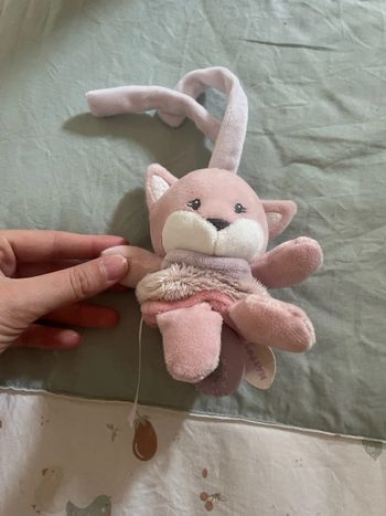 Peluche vibrante Alice le renard nattou