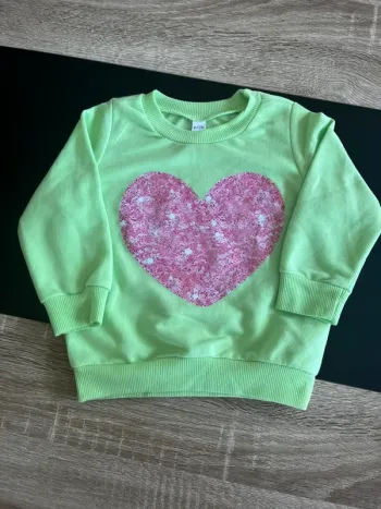 Pull cœur 9-12 mois