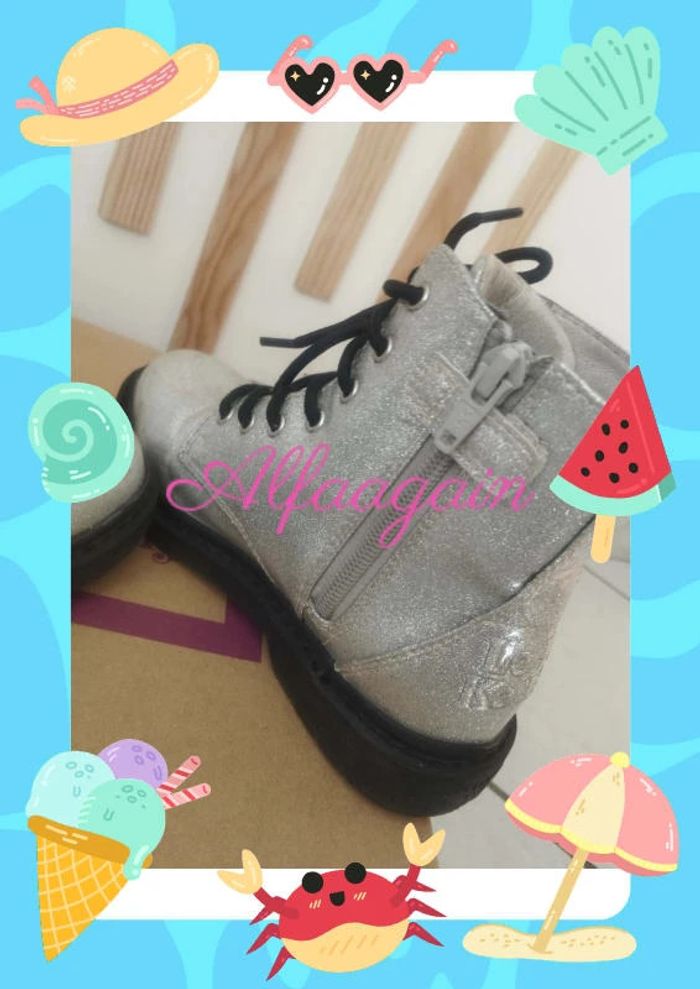 Bottines lelli Kelly 30 argentées - photo numéro 9