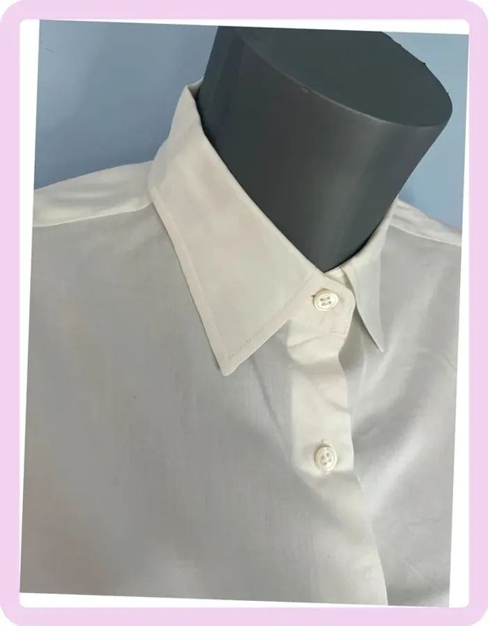 Chemise blanche Journal Standard – 100 % coton – Taille L/XL estimée – Intemporelle - photo numéro 4