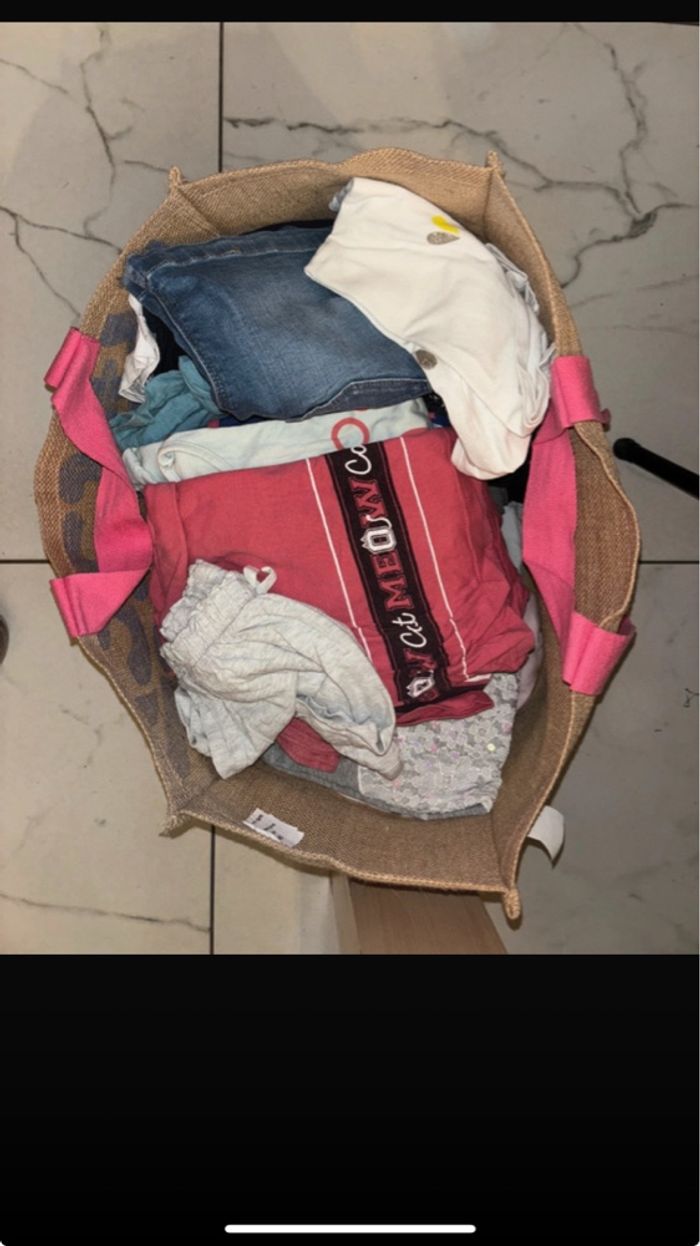 Énorme lot destockage penderie complète fille 12 ans 30 vêtements