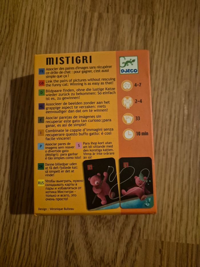 Jeux mistigri en très bon état - photo numéro 2