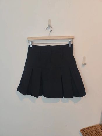 Jupe plissée noire écolière 34
