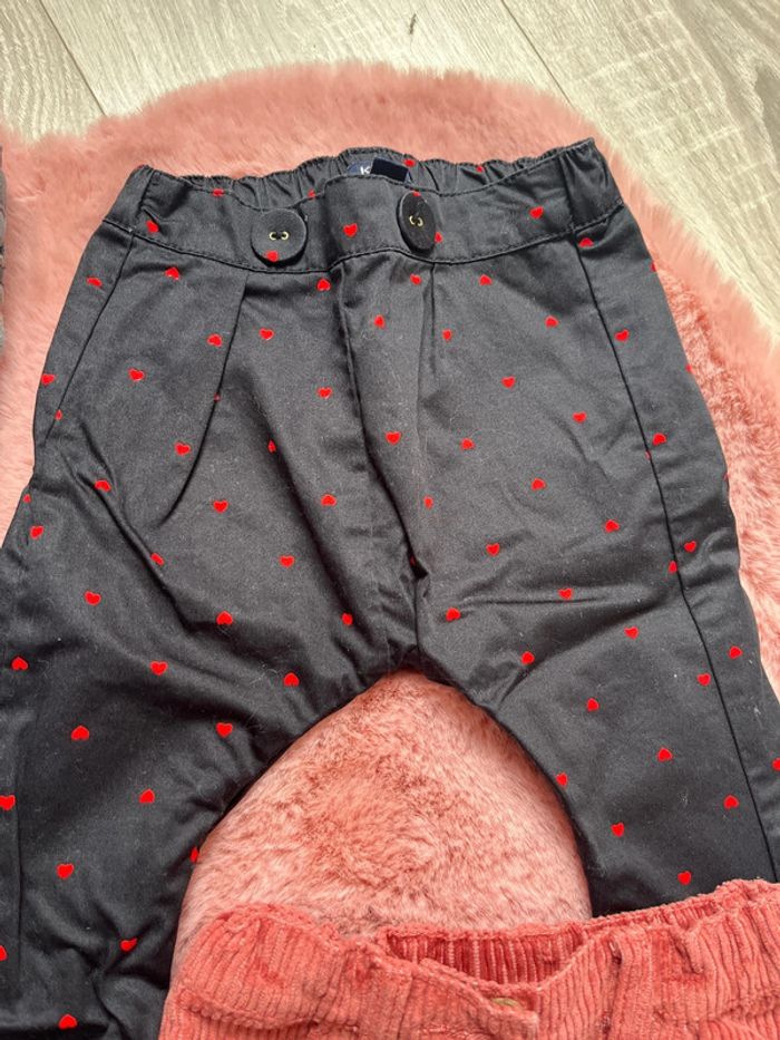 Lot 4 pantalons 6 mois bébé fille - photo numéro 4
