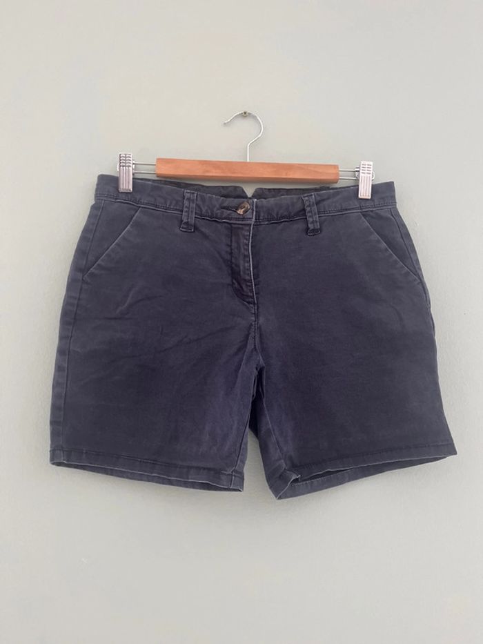 Short chino kiabi marine