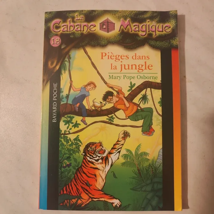 La cabane magique tome 18 Piège dans la jungle de Mary Pope Osborne