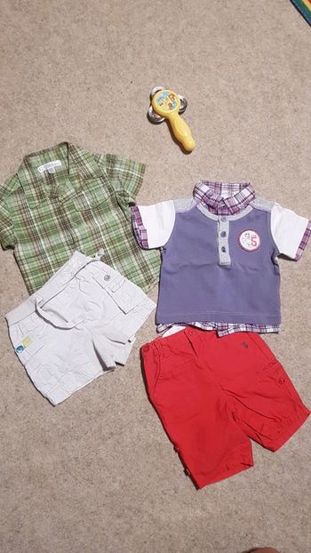 Lot de 2 ensembles estival garçon 1mois