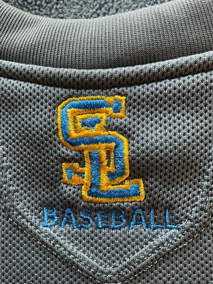 Sweat long pour homme Adidas SL Baseball gris foncé taille L 104 - photo numéro 3