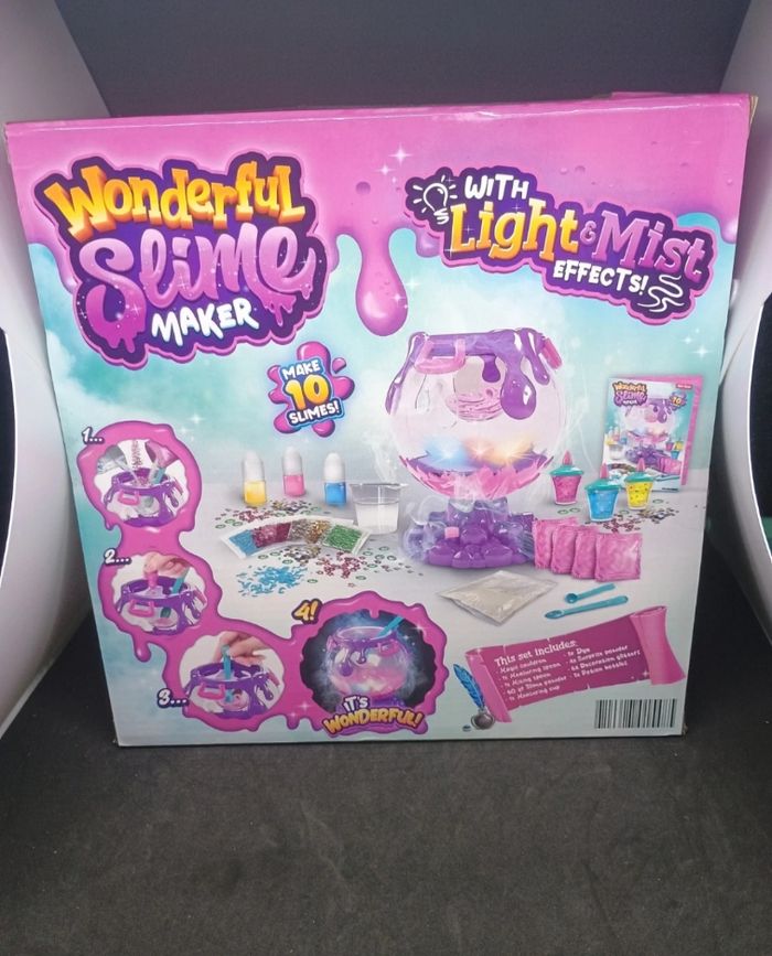 Magnifique chaudron slime fumé et lumière neuve prêt à être offert - photo numéro 6