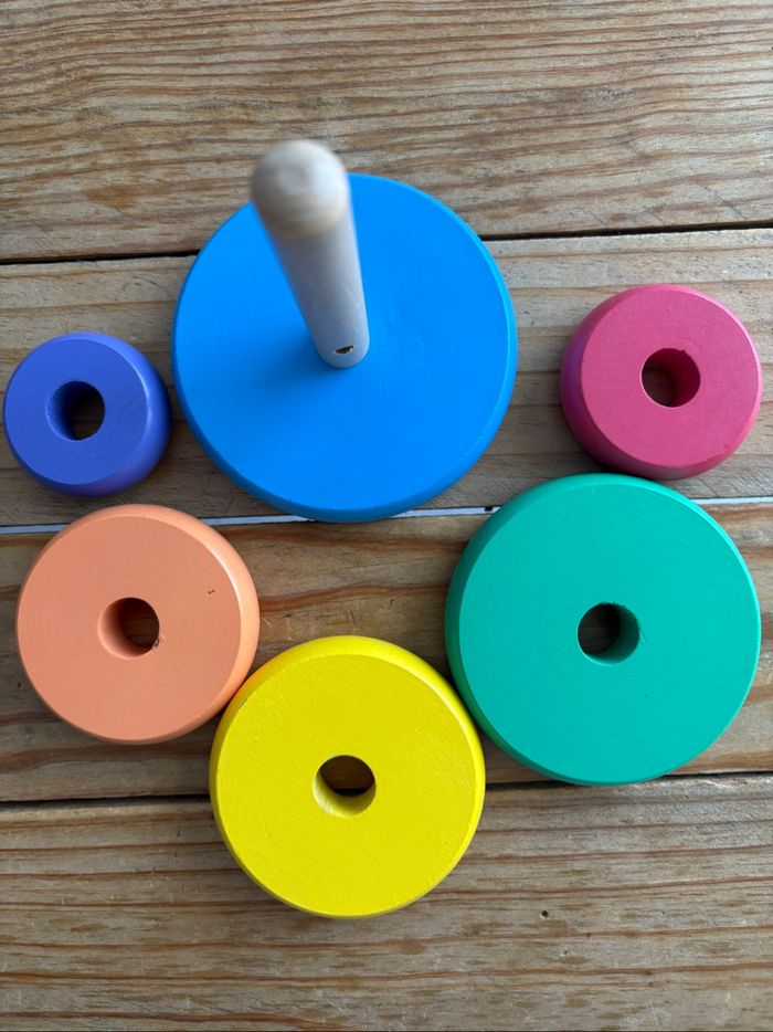 Jeu à empiler en bois - photo numéro 2