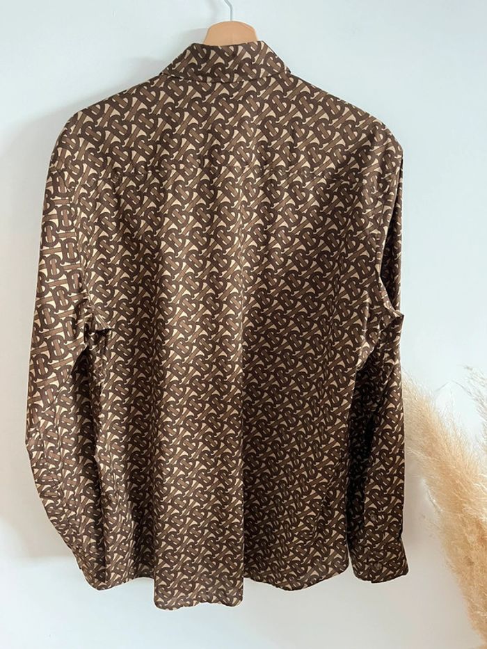 Chemise marron à motifs Burberry - photo numéro 5