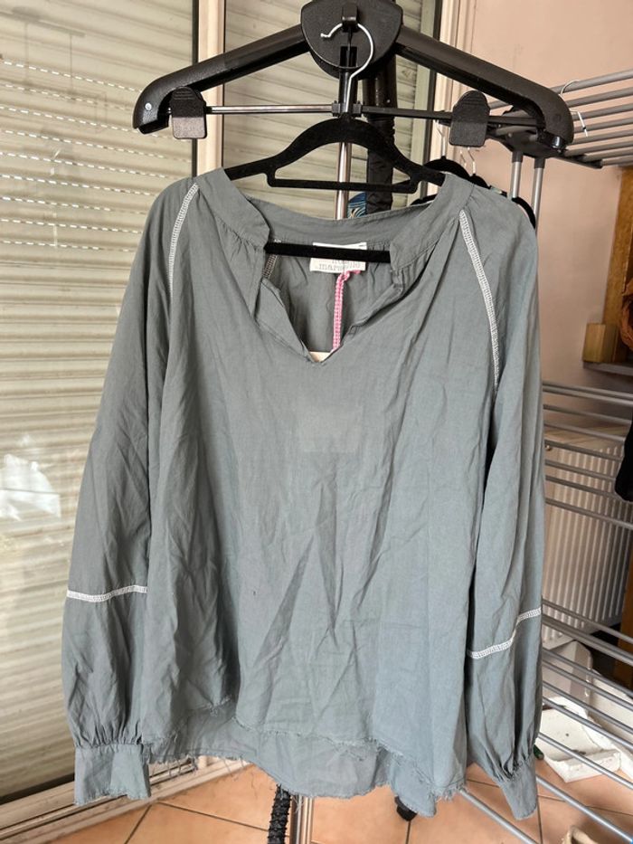 Blouse grise Grungemama