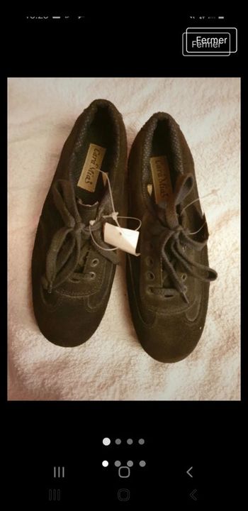 Magnifiques baskets cuir neuves vintage 42