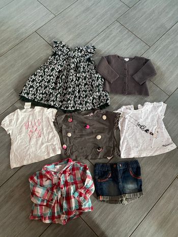 Lot 19 pièces 9 mois fille