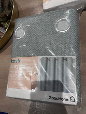 Lot de 3 rideaux GoodHome kosti curtain  140cm x 260 cm  neufs 