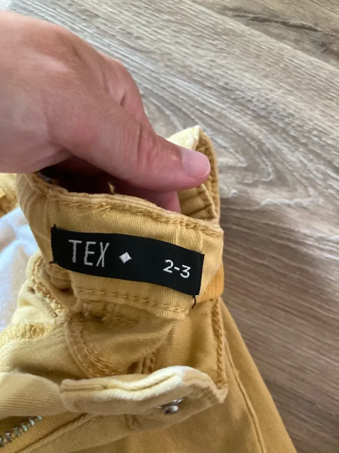 Pantalon jaune 2-3 ans tex - photo numéro 6