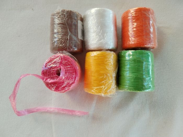 Raphia synthétique Loisirs créatifs Crochet multicolore - photo numéro 7