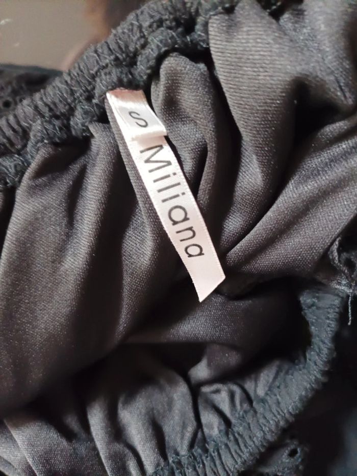 Robe épaules dénudées noir Miliana taille S - photo numéro 5