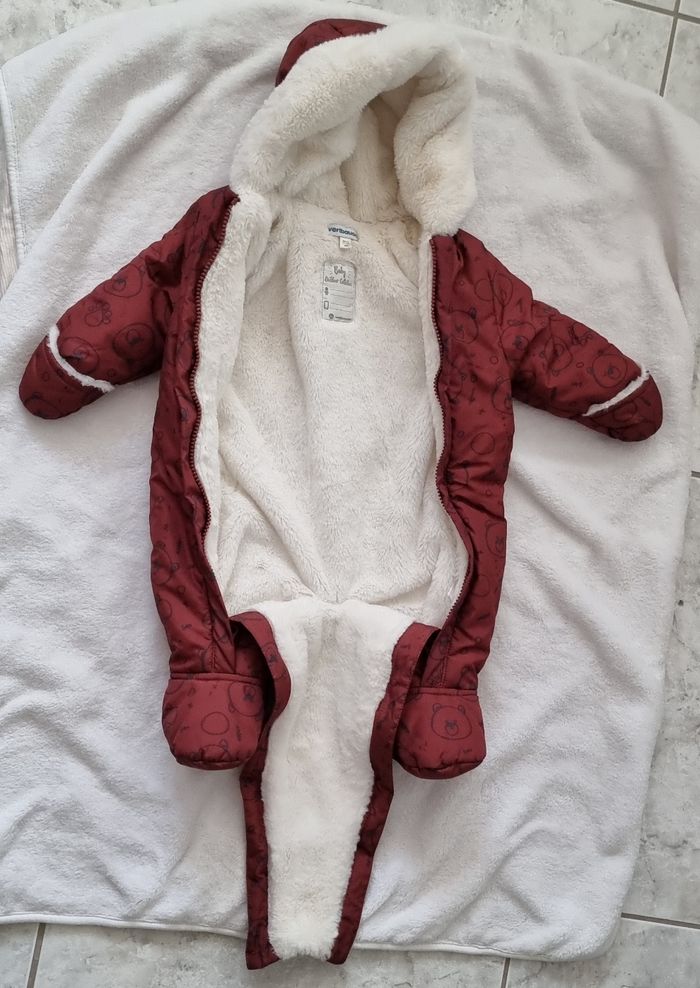 Combipilote oursons fourrée 3 mois Vertbaudet - photo numéro 3